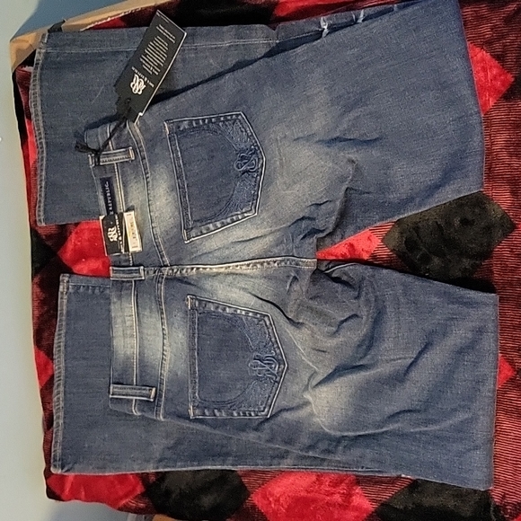 NWT Rock & Republic "Roth" Flare Blue Jeans Women's Size 4m - Picture 6 of 10